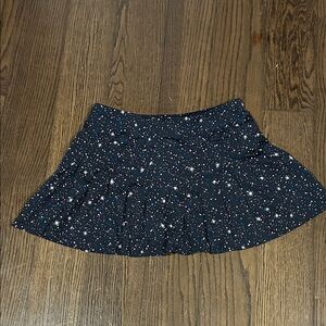 Tail black blue neon pink stars tennis skirt w built in short sz M